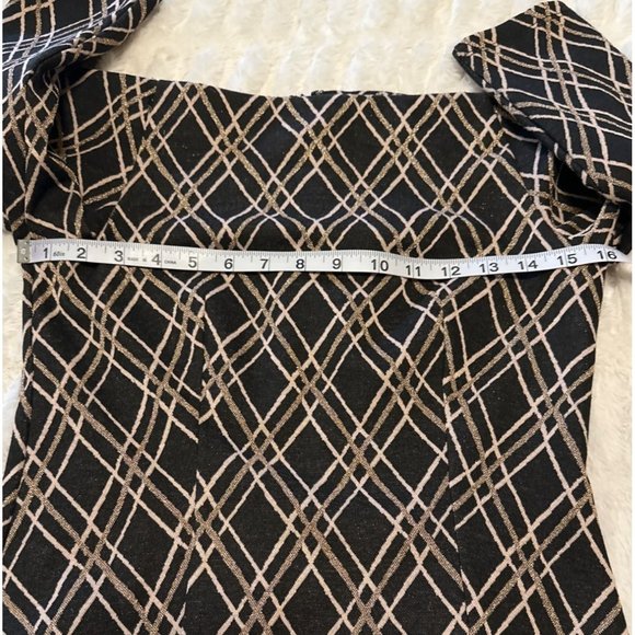 7th Avenue Design Studio NY & Co. 2-pc Blouse/Skirt Set Poly Blend Women S/M NWT - Picture 9 of 16